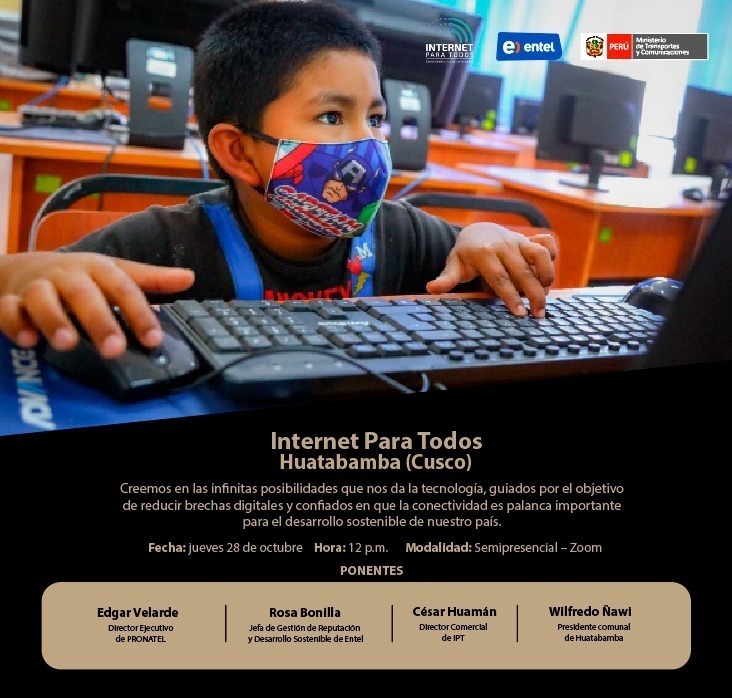 Internet llega a Huatabamba